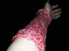 gauntlet with arm
